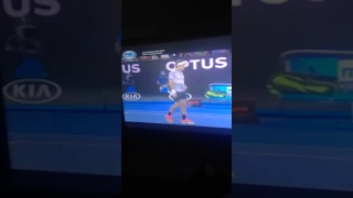 Roger Federer vs Rafael Nadal Australian Open 2017 Championship point