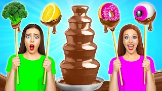 Desafío De Fuente De Chocolate | Batalla de Comida por Multi DO Fun Challenge