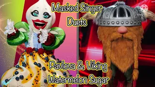 Masked Singer Duets | Pavlova & Viking | Watermelon Sugar by Harry Styles