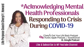 Mental Health Professionals | COVID-19 Responders