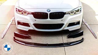 How to Install a Front Lip + Side Skirt Extensions | BMW F30