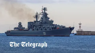 Russian flagship that attacked Snake Island crippled by 'Ukrainian missile strike'