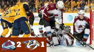 Nashville Predators VS Colorado Avalanche Game 5 l April 20th 2018 l COL wins 2-1