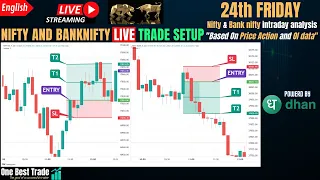 🔴Live Nifty intraday trading | Bank nifty live trading | Live options trading | 24th MAR 2023 dhan
