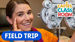 Let's Get Our Eyes Checked! | Caitie's Classroom Field Trip | First Eye Doctor Check-Up for Kids!