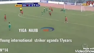 YIGA  NAJIB YOUNG INTERNATIONAL STRIKER UGANDA 17years