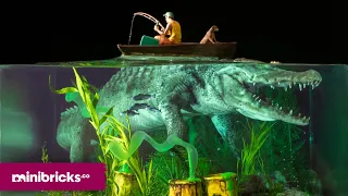 Minibricks: This is a true story about fisherman Jimmy and Crocodile / Diorama / Creality Cloud
