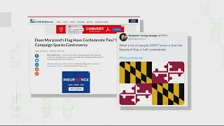 VERIFY: Yes, Maryland's state flag has a Confederate symbol