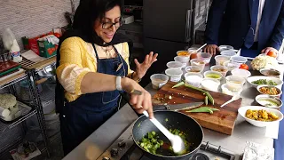 Masala Bhindi (Okra) | Chana Masala (Chickpea Curry) | Kheera Raita | Recipes by Chef Manju Malhi