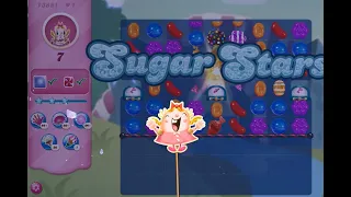 Candy Crush Saga Level 13851 (2nd version, Sugar stars, NO boosters)