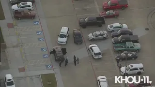 Raw aerials: HCSO investigating possible road rage shooting in Katy