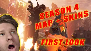 APEX LEGENDS SEASON 4 GAMEPLAY TRAILER REACTION | FIRST LOOK AT SKINS AND MAP