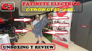 PATINETE ELECTRICO ETOW GT SE 700W (UNBOXING Y REVIEW)