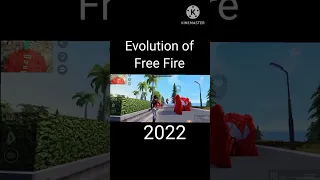 FREE FIRE Evolution 2017 to 2022 #shorts