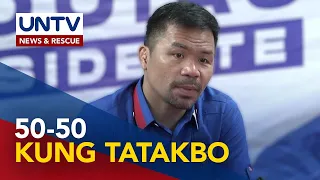 Ex-Sen. Pacquiao, wala pang desisyon kung tatakbong Senador sa 2025