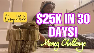 $25k IN 30 DAYS| DAY 2&3 Vlog ‼️#strippervlog #atlanta #moneychallenge