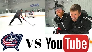 THE NASHER & PAVEL BARBER VS CAM ATKINSON & CAMPY |  YouTubers VS Pros