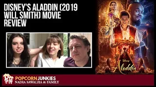 Disney's Aladdin (2019 - Will Smith) - Nadia Sawalha & The Popcorn Junkies Family MOVIE REVIEW