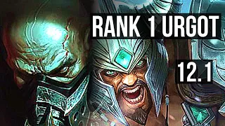 URGOT vs TRYNDAMERE (TOP) | Rank 1 Urgot, Quadra, 600+ games, 800K mastery | BR Grandmaster | 12.1