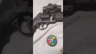 50 cal paintball revolver breaks paintballs