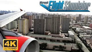(4K) Flight Simulator 2022 - MAXIMUM GRAPHICS - EXTREMELY SCARY Landing At São Paulo Airport