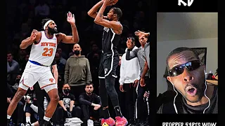 REACTION TO KEVIN DURANT 53PTS IN THE NETS BIG WIN OVER THE KNICKS 3-13-2022