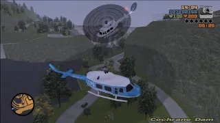 GTA III - The exchange mission but completed with a helicopter & god mode