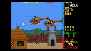 Operation wolf - 1CC - Mame 0.222 (Correct emulation version - sub bosses!)