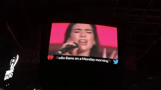 dua lipa - idgaf live at the iheartradio jingle ball in toronto