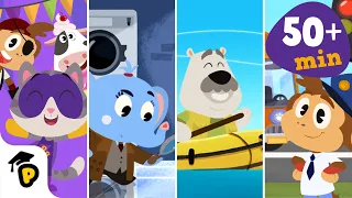 Dr. Panda TotoTime | Season 1 | Full Episodes 7,8,9,10 | Kids learning video