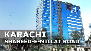 Karachi Shaheed -e- Millat Road  Walking Tour
