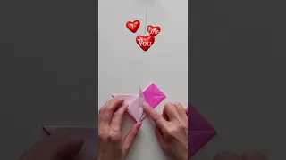 How to Make Origami Heart #shortfeed
