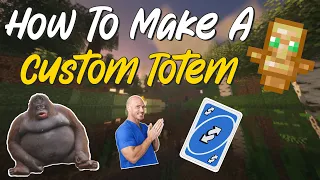 How To Make ANY PNG a Totem of Undying In Minecraft 😳