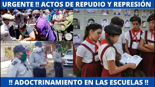 URGENTE CUBA !! JORNADA LLENA DE REPRESIÓN, ACTOS DE REPUDIO Y ADOCTRINAMIENTO POR LA DICTADURA