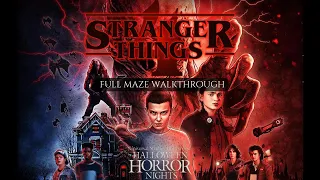 Stranger Things 4 | Halloween Horror Nights 2023| Universal Studios Hollywood FULL MAZE WALK THROUGH