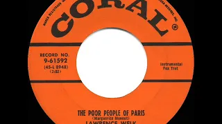 1956 HITS ARCHIVE: The Poor People Of Paris - Lawrence Welk