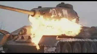 Ukrainian Molotov Cocktails In Action Against Russian Tanks