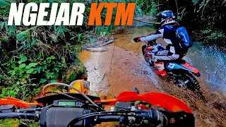 KEJAR KTM !!! Pakai Motor Trail Paling Mahal !!! (Hard Enduro Tangerang #2)