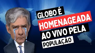 JR Jornal Racional - Globo é homenageada ao vivo por população