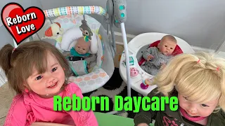 Reborn baby Daycare Morning Routine Reborn Role Play