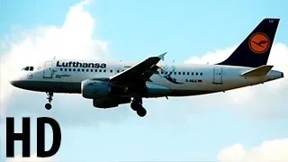 Jet Friends ! Lufthansa Airbus A319-114 (D-AILU) Landing at Frankfurt Intl. (HD)