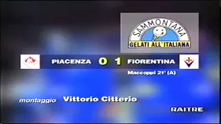 SERIE A 1995/1996: PIACENZA - FIORENTINA 0-1