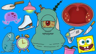 스폰지밥 플랑크톤 인형 변신시키기 스톱모션 Spongebob Plankton Doll Transformation(Operation) Stop Motion