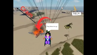 I Failed To RAID A Base In War Tycoon Only using a Jet To Get In... (Roblox)