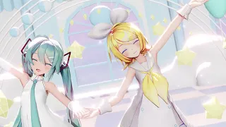 [MMD] ビバハピ - Sour式初音ミク & 鏡音リン