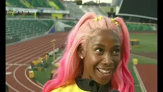 Shelly-Ann Fraser-Pryce chief wig stylist speaks her mind-World Championship 2022