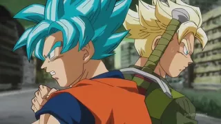 Goku and Trunks vs Goku Black and Zamasu Dragon Ball Super Ep.57 [English Dub]