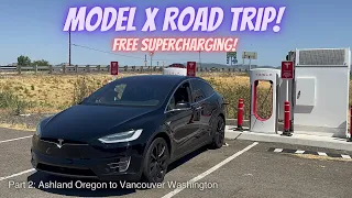 Tesla Model X Road Trip - Ashland Oregon to Vancouver Washington