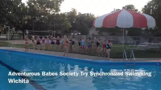 Adventurous Babes Society TRY Synchronized Swimming