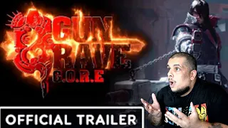 Gungrave G.O.R.E - Official Gameplay Reveal And Extended Cinematic Trailer (HYPE REACTION)